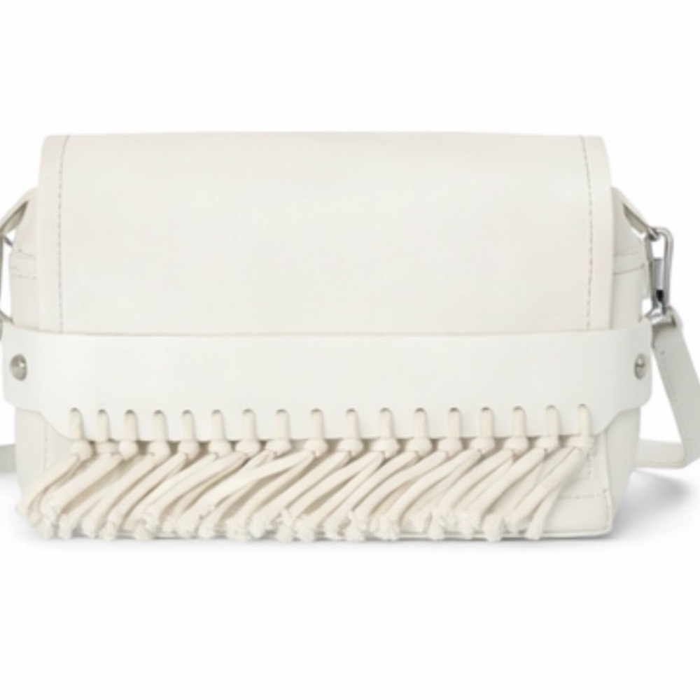 3.1 Phillip Lim Bianca Small Fringe Crossbody – Off White Leather - Picture 4 of 16